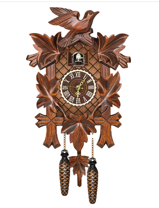 Klassische Schwarzwälder Kuckucks Wanduhr Mit Ton