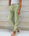 Althea | Damen Hochtaillierte Weitem-Bein Hose
