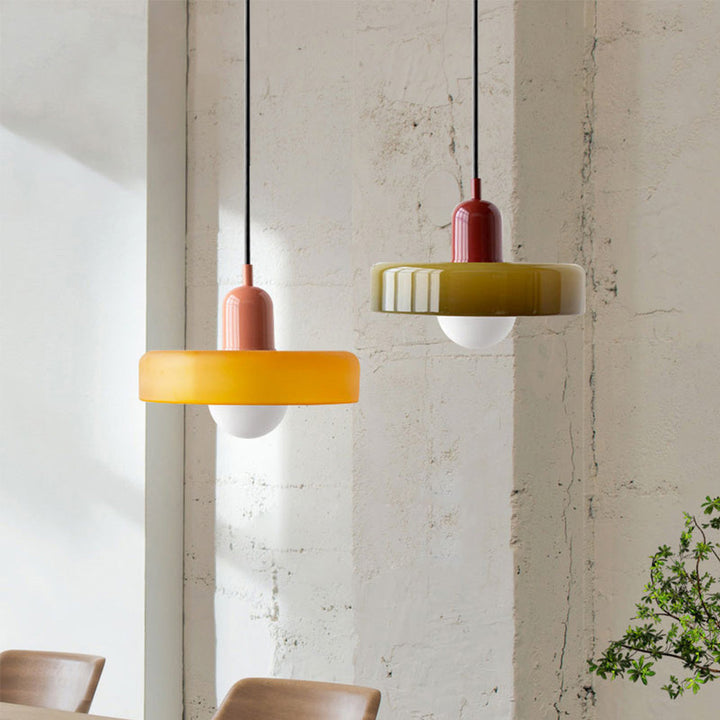 Miklon | Bunte Bauhaus Stil Pendelleuchte