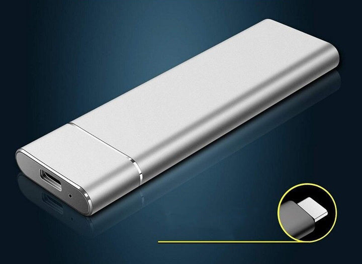 Schnelle USB 3.1 Kompakte Externe SSD – Plug & Play, Tragbar