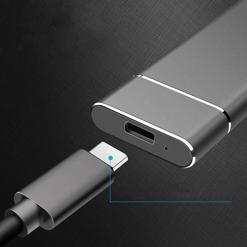 Schnelle USB 3.1 Kompakte Externe SSD – Plug & Play, Tragbar