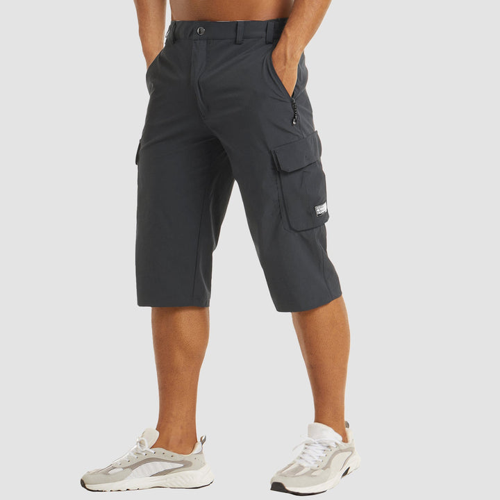 Schnelltrocknende Cargo-Shorts Mit Mehreren Taschen Für Herren