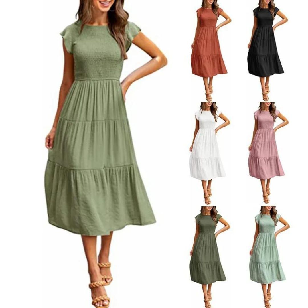 Nevena | Damen Elegantes und Luftiges Kleid