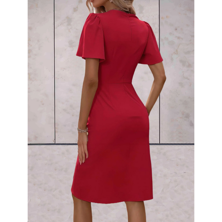 Thalora | Elegantes Wickel-Midikleid