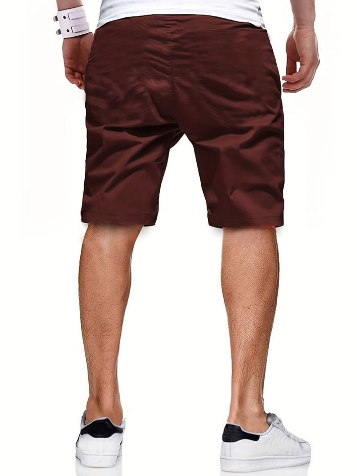 Jari | Herren Abgeschnitten Kordelzug Kurze Hose