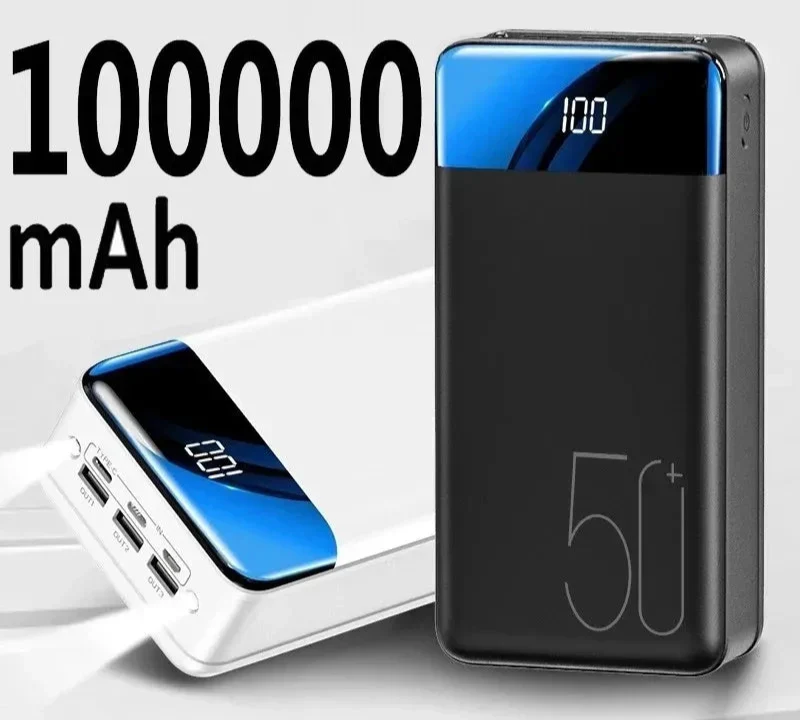 Hohe-Kapazität 100.000 mAh Powerbank | Reise- Und Notfallkit