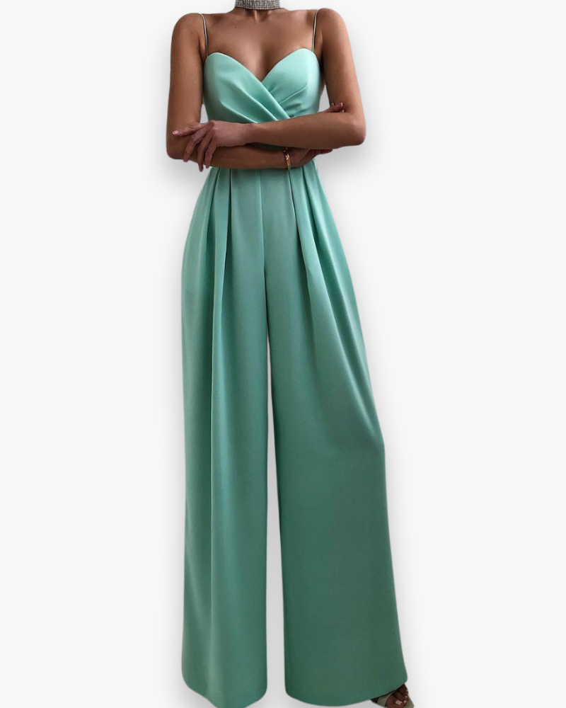 Aenara | Damen Elegante Gürtel Overall