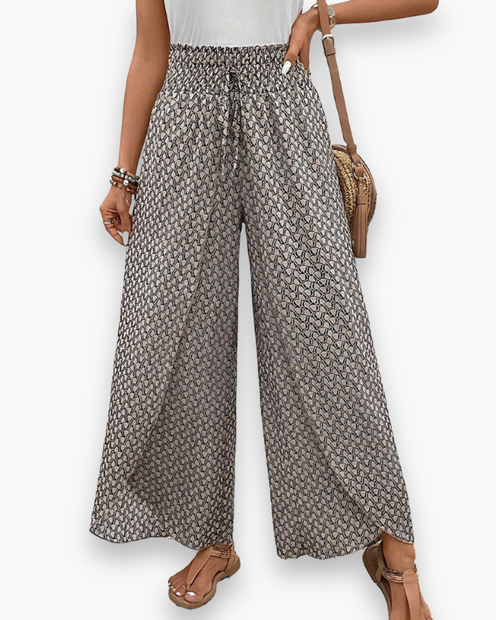 Zenaya | Damen Entspannte Hose mit Weitem-Bein
