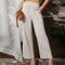 Vionette | Damen Hoher Taille und Weitem Bein Hose