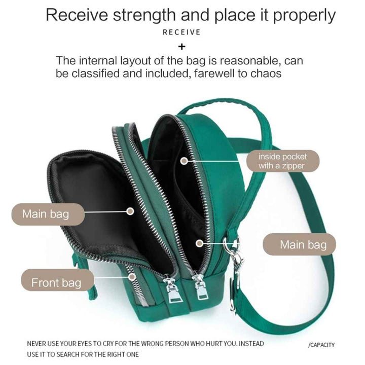 Sorelle | Damen Multifunktionale kompakte Mini Tasche