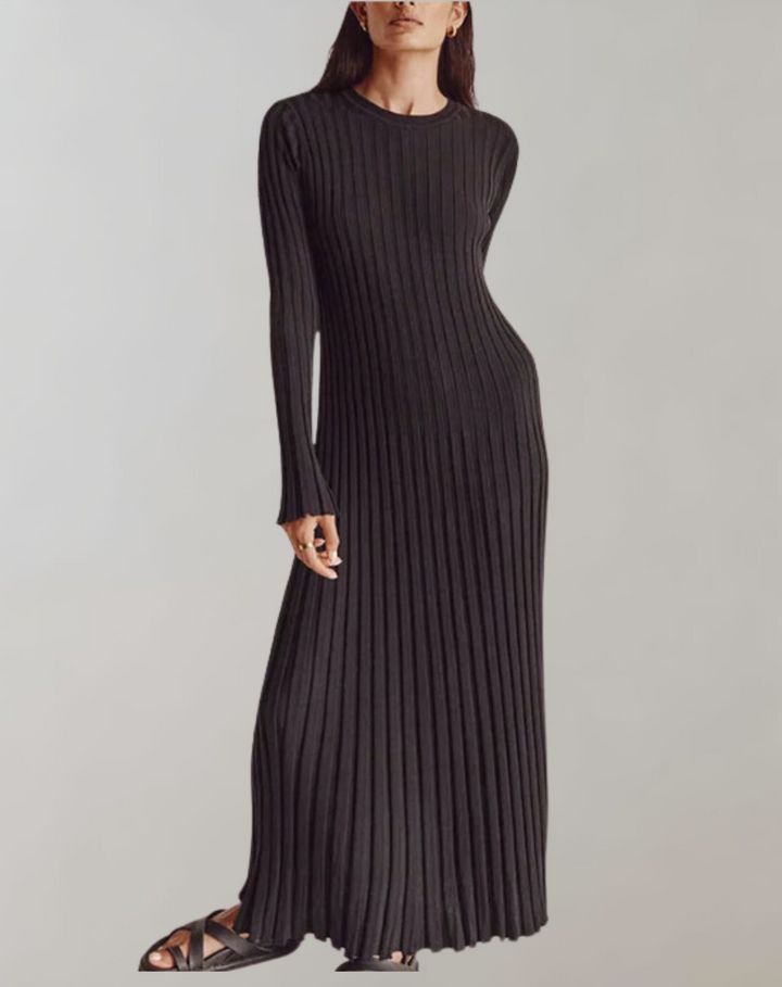 Luisa | Schlank Passform Lang Ärmel Kleid Für Frauen