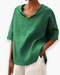 Nerisse | Damen Elegante Luftige Bluse