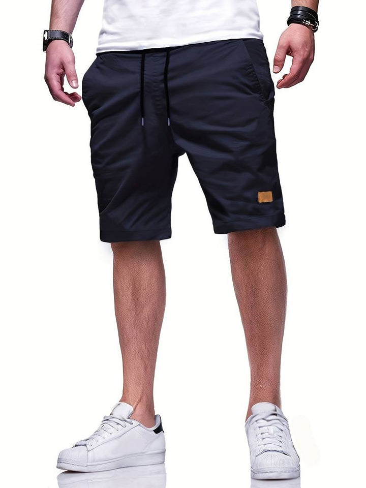 Jari | Herren Abgeschnitten Kordelzug Kurze Hose