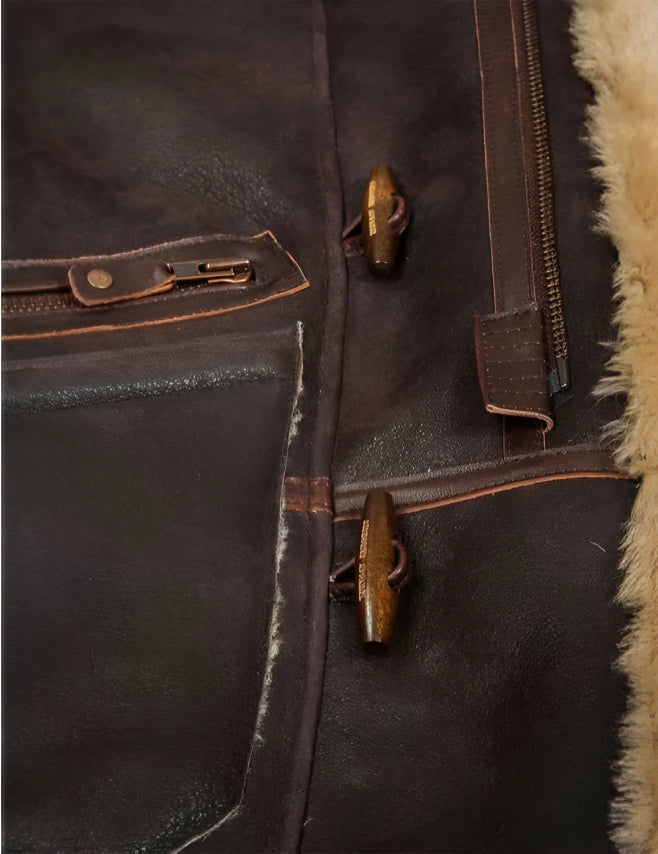 Janco | Herren Schafslederjacke
