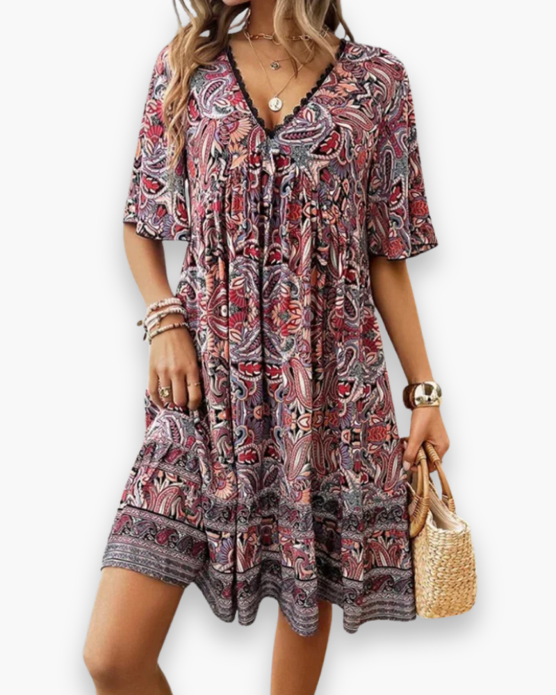Zairyn | Damen Boho Maxikleid