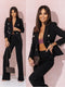Ilaria | Damen Elegantes Sommer Blazer Satz