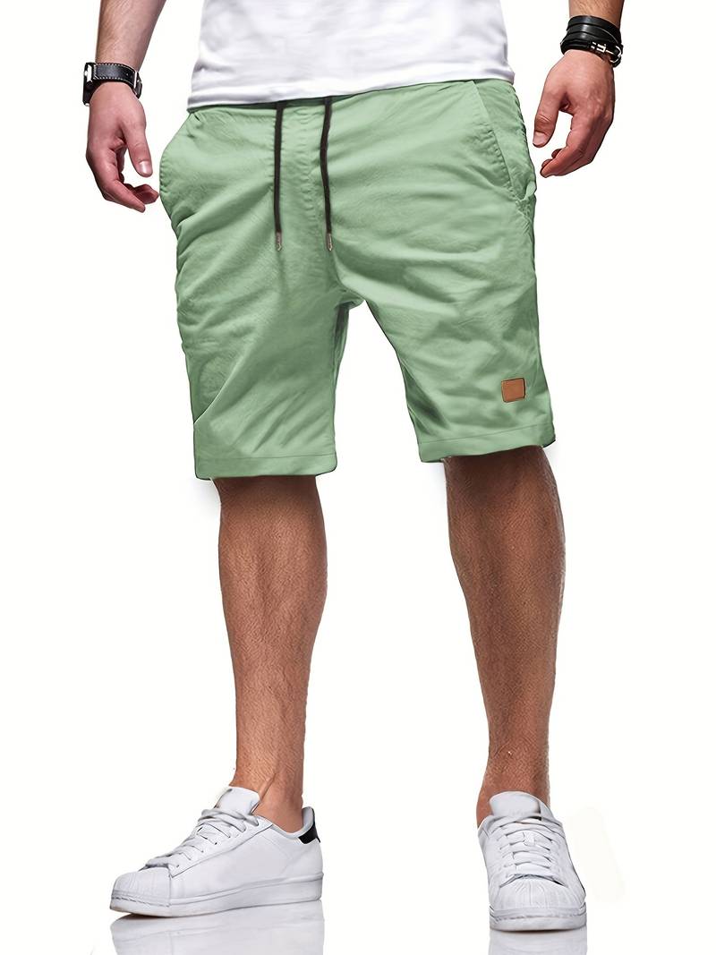Jari | Herren Abgeschnitten Kordelzug Kurze Hose
