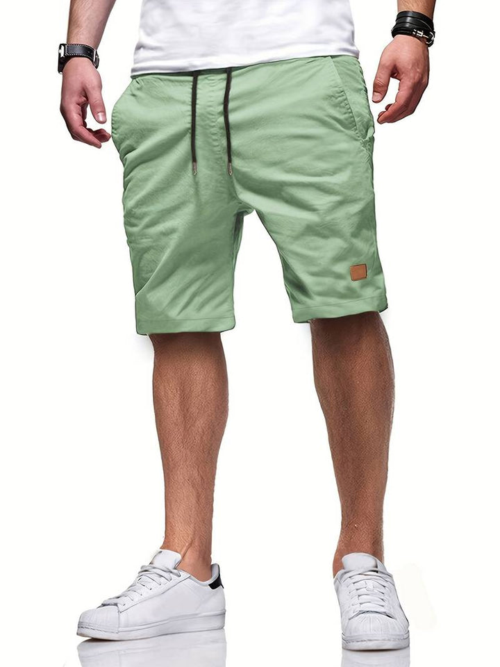 Jari | Herren Abgeschnitten Kordelzug Kurze Hose