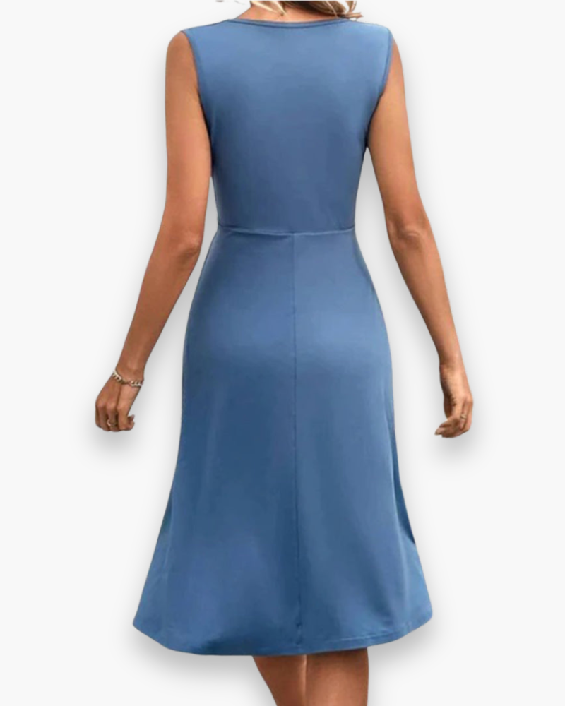 Thaisyn | Damen Luftiges Midi-Sommerkleid