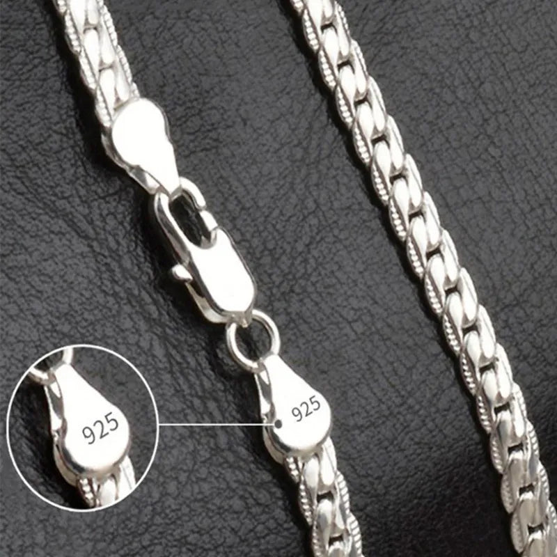 Giselle | Sterling Silber Glittern Halskette