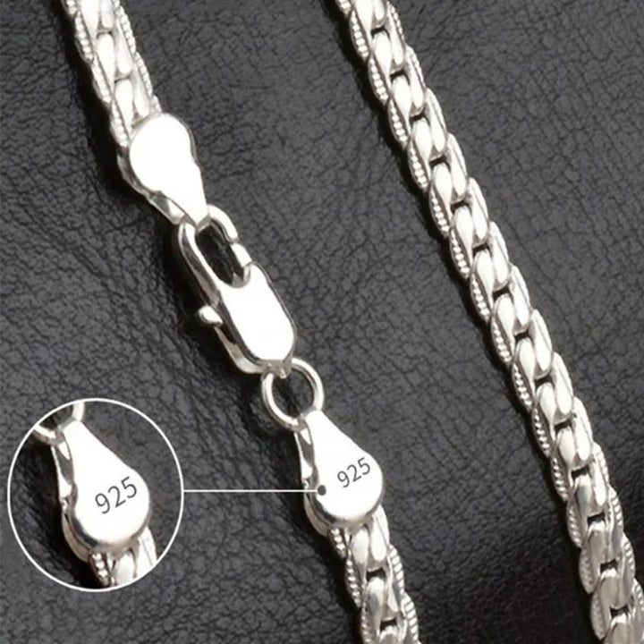 Giselle | Sterling Silber Glittern Halskette