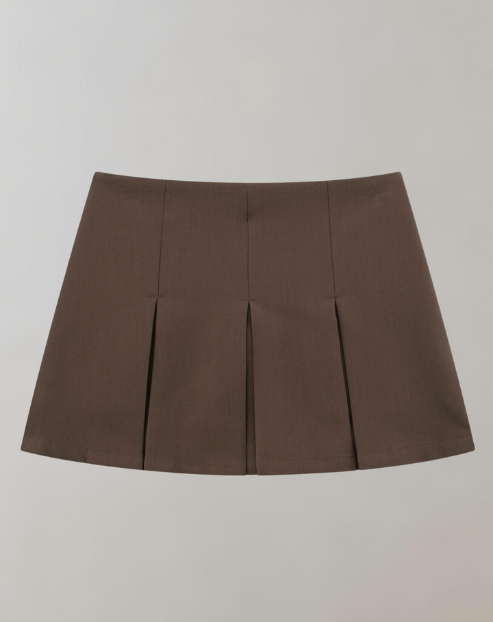 Dörte | Fließend Plissee-Mini-Skort Für Frauen