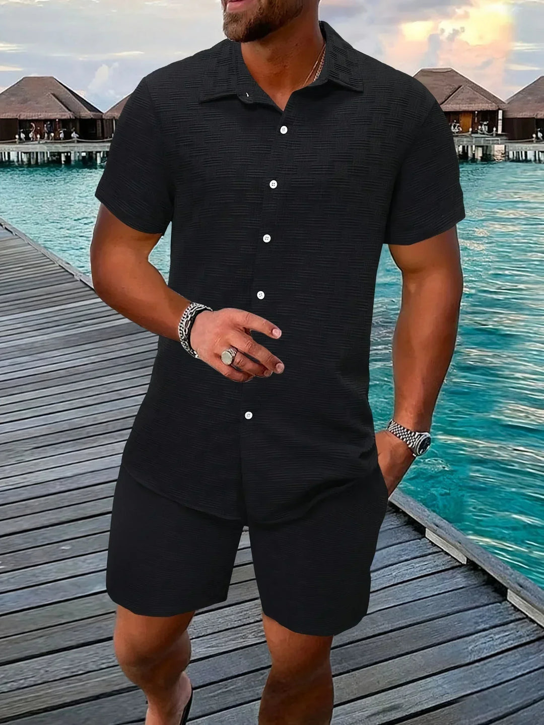 Callisto | Herren 2-Stück Sommer Outfit Satz