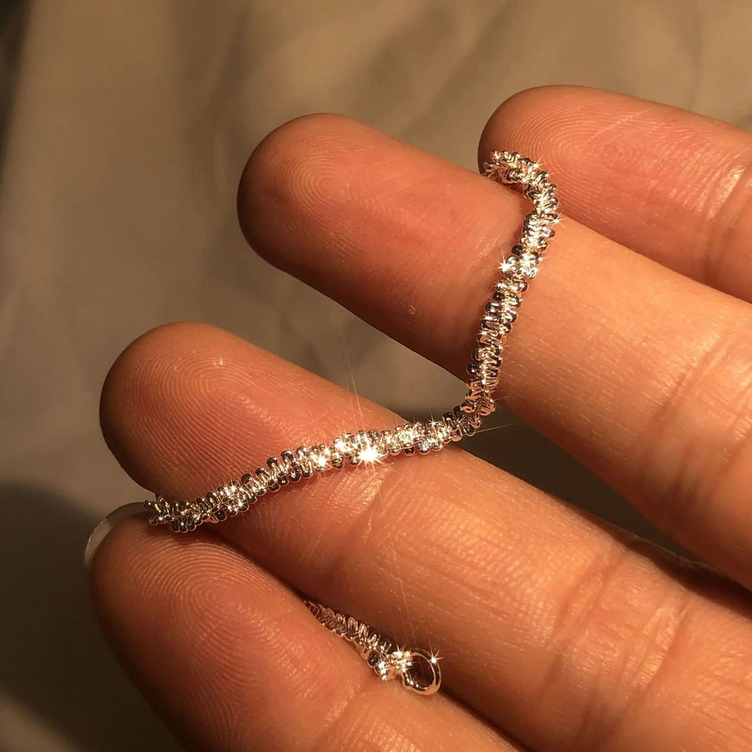 Madeleine | Flüssiger Glanz Silber Armband