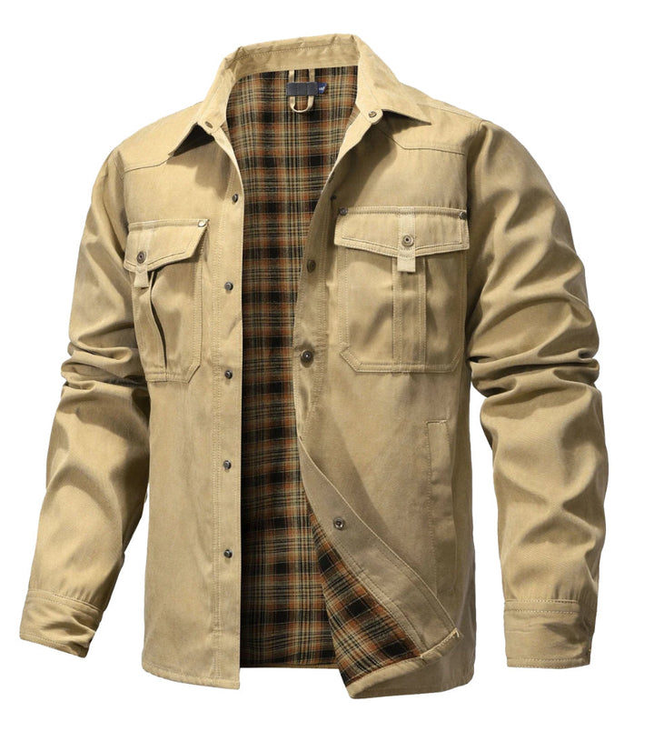 Ceric | Herren Flanell Rover Jacke