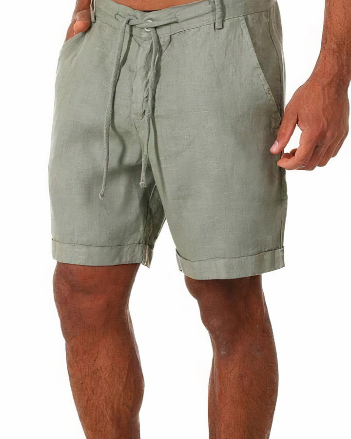 Jace | Herren Leinen Sommer kurze Hose