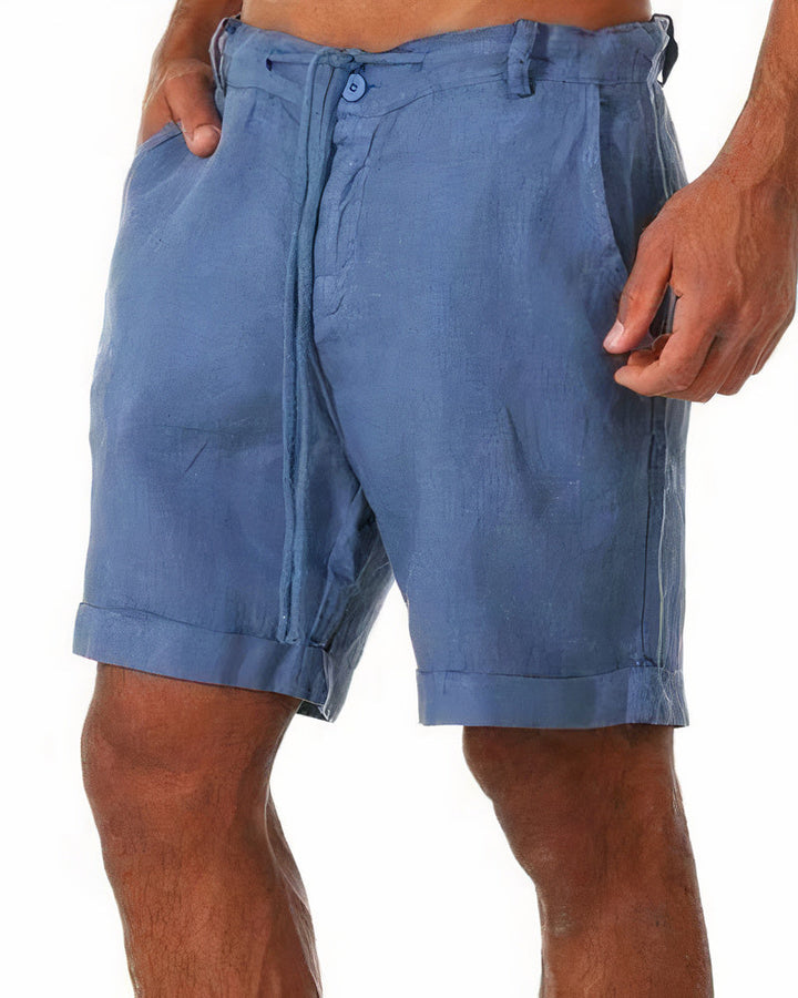 Jace | Herren Leinen Sommer kurze Hose