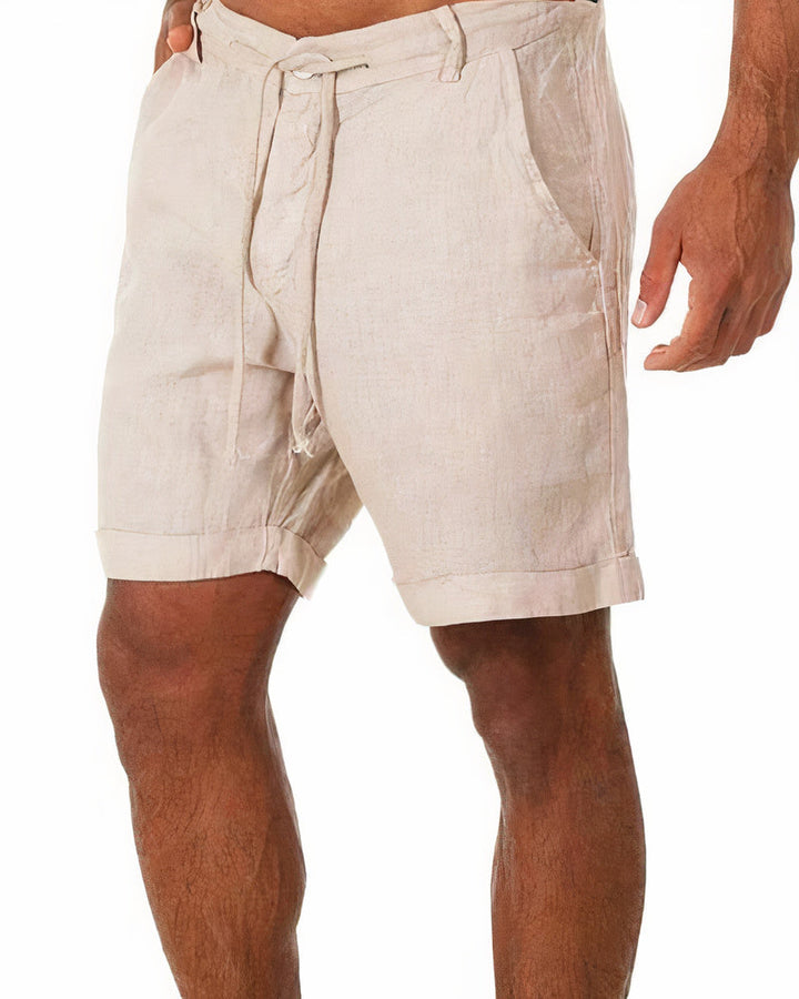 Jace | Herren Leinen Sommer kurze Hose