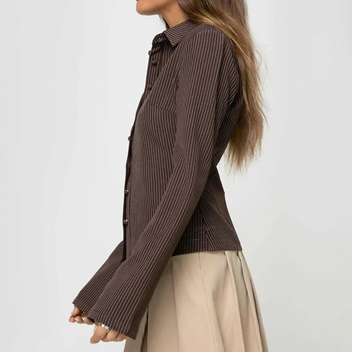 Maelis | Retro-inspirierte Elegante Bluse für Frauen