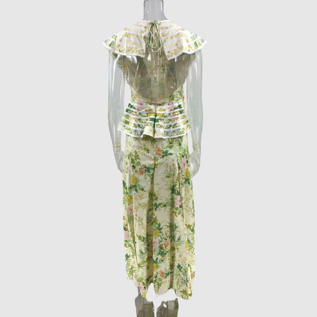 Phyrna | Viviana Blumig A-Linien Kleid