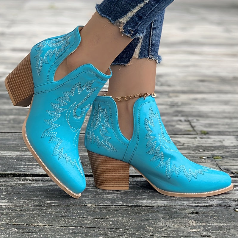 Cendrillon | Klobigem Absatz Stiefelette für Frauen