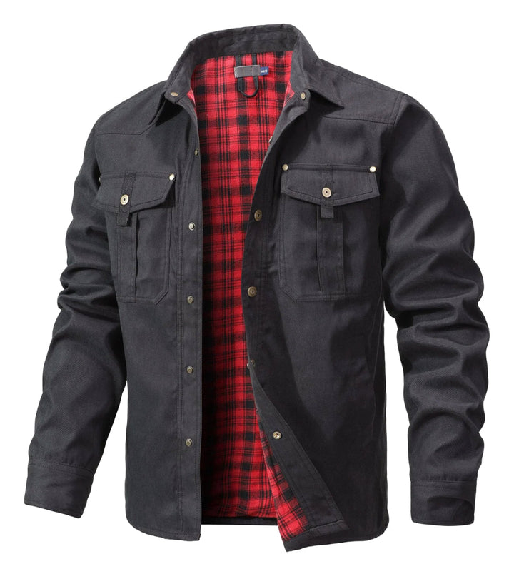 Ceric | Herren Flanell Rover Jacke