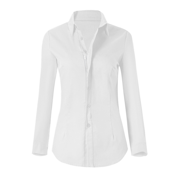 Elowen | Damen Bluse Mit Zurück Reißverschluss