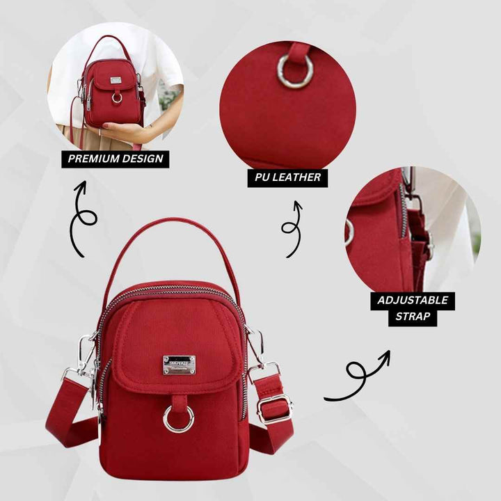 Sorelle | Damen Multifunktionale kompakte Mini Tasche