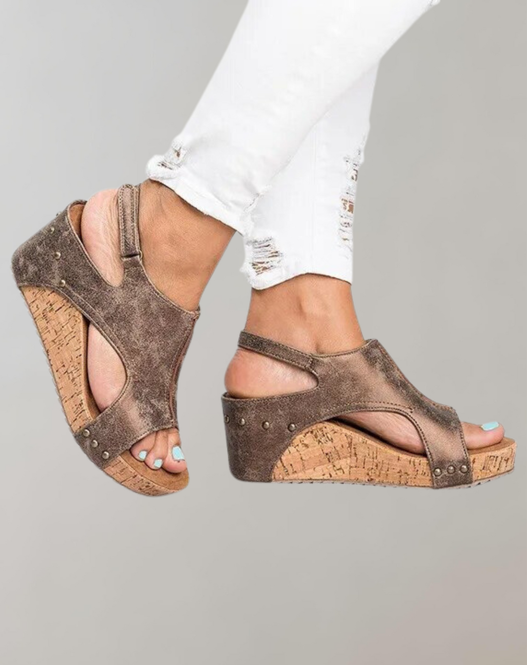 Narcissa | Damen Keilsandalen