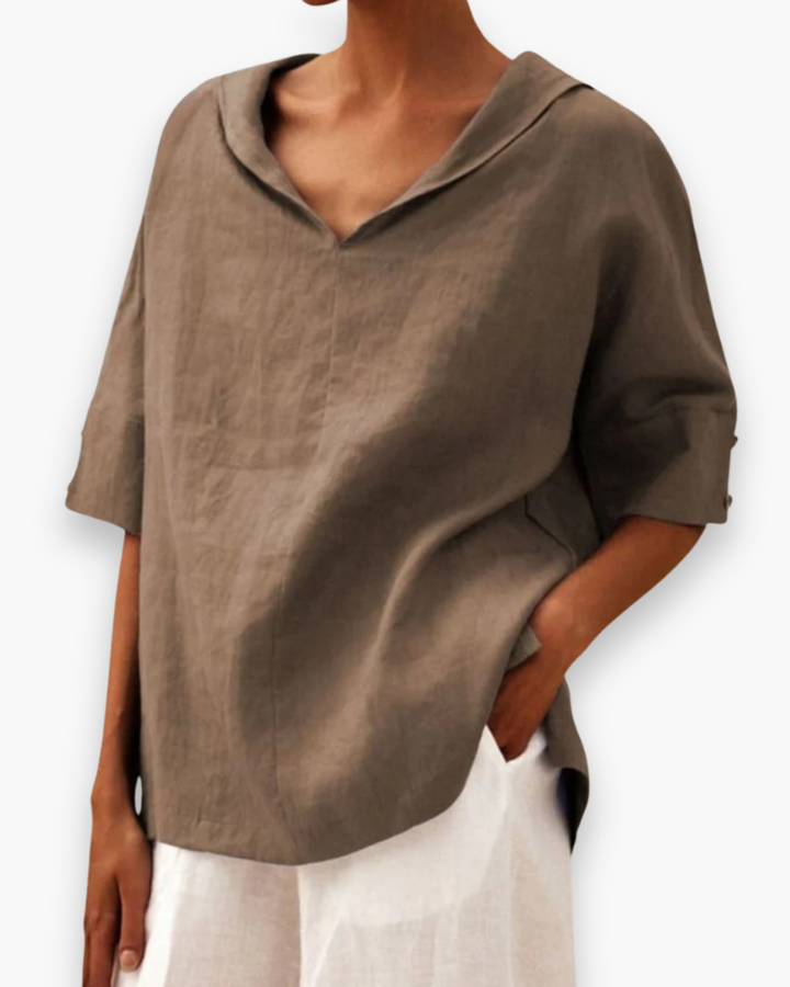 Nerisse | Damen Elegante Luftige Bluse