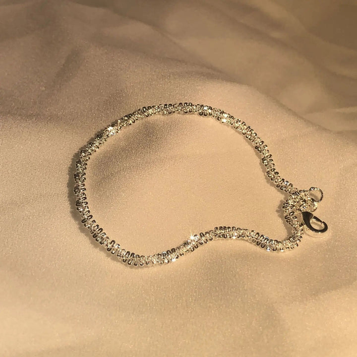 Madeleine | Flüssiger Glanz Silber Armband