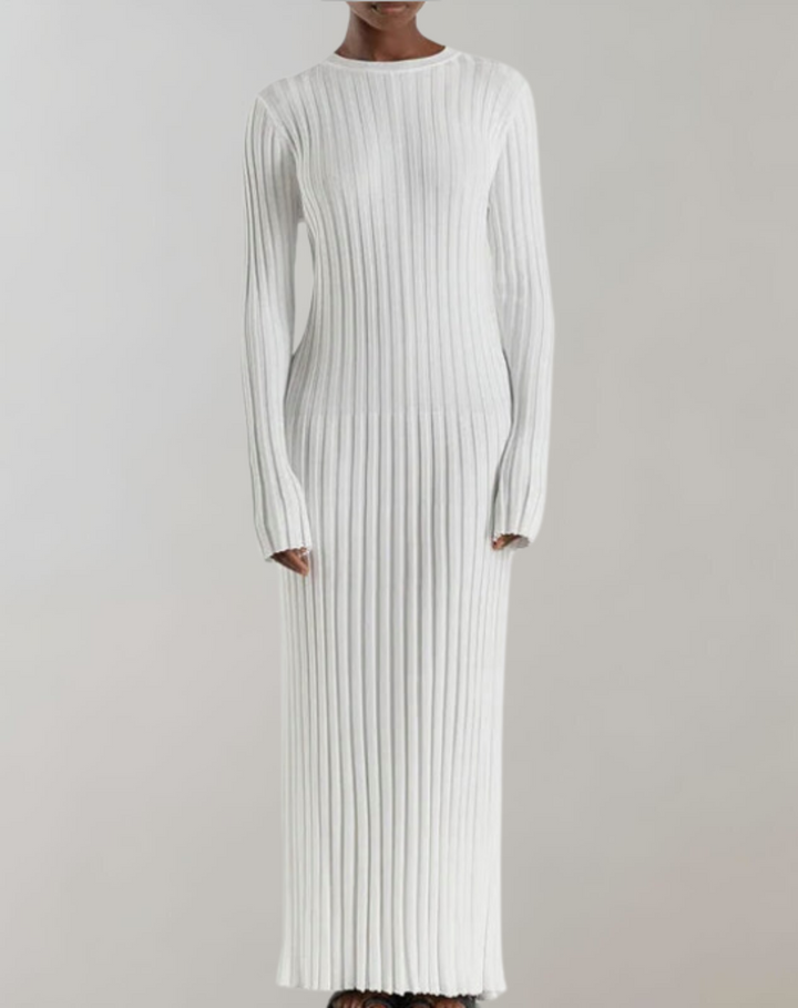 Luisa | Schlank Passform Lang Ärmel Kleid Für Frauen