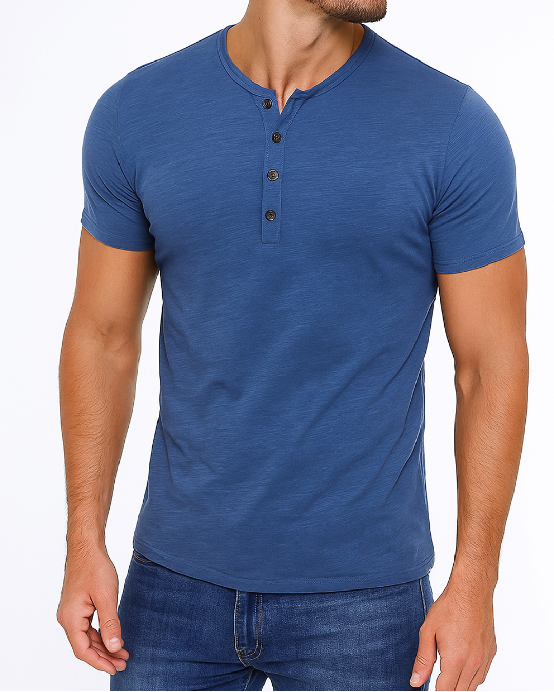 Westic | Herren Lässig Henley Hemd