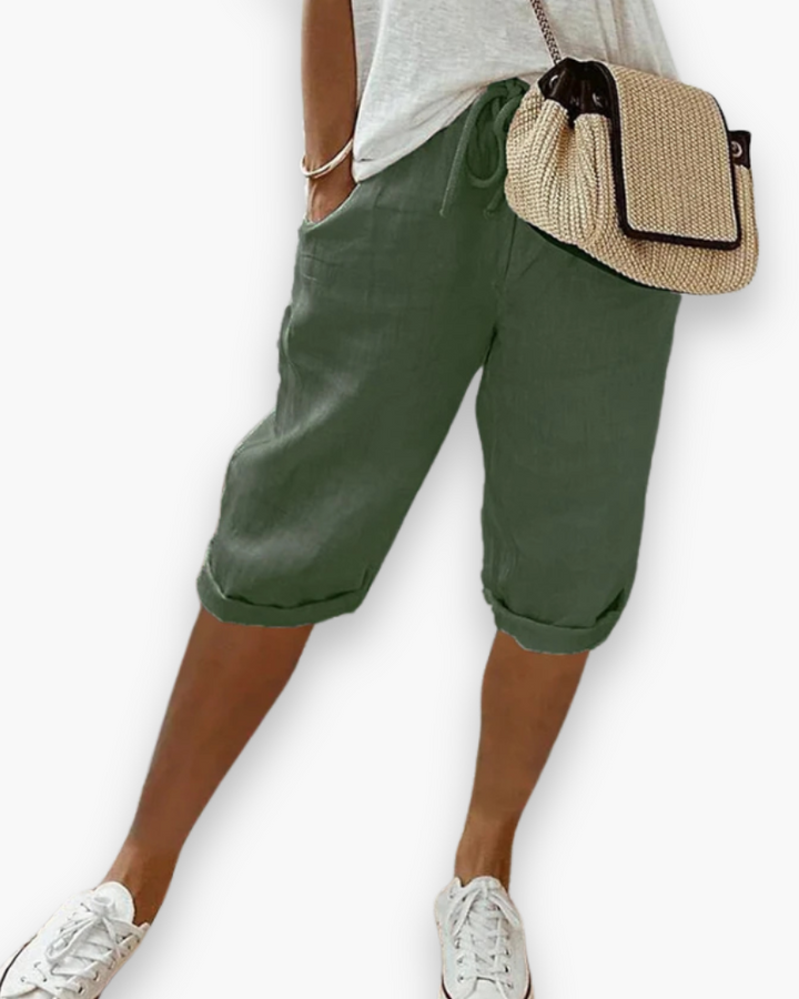Faelira | Damen Knielange Sommerhosen