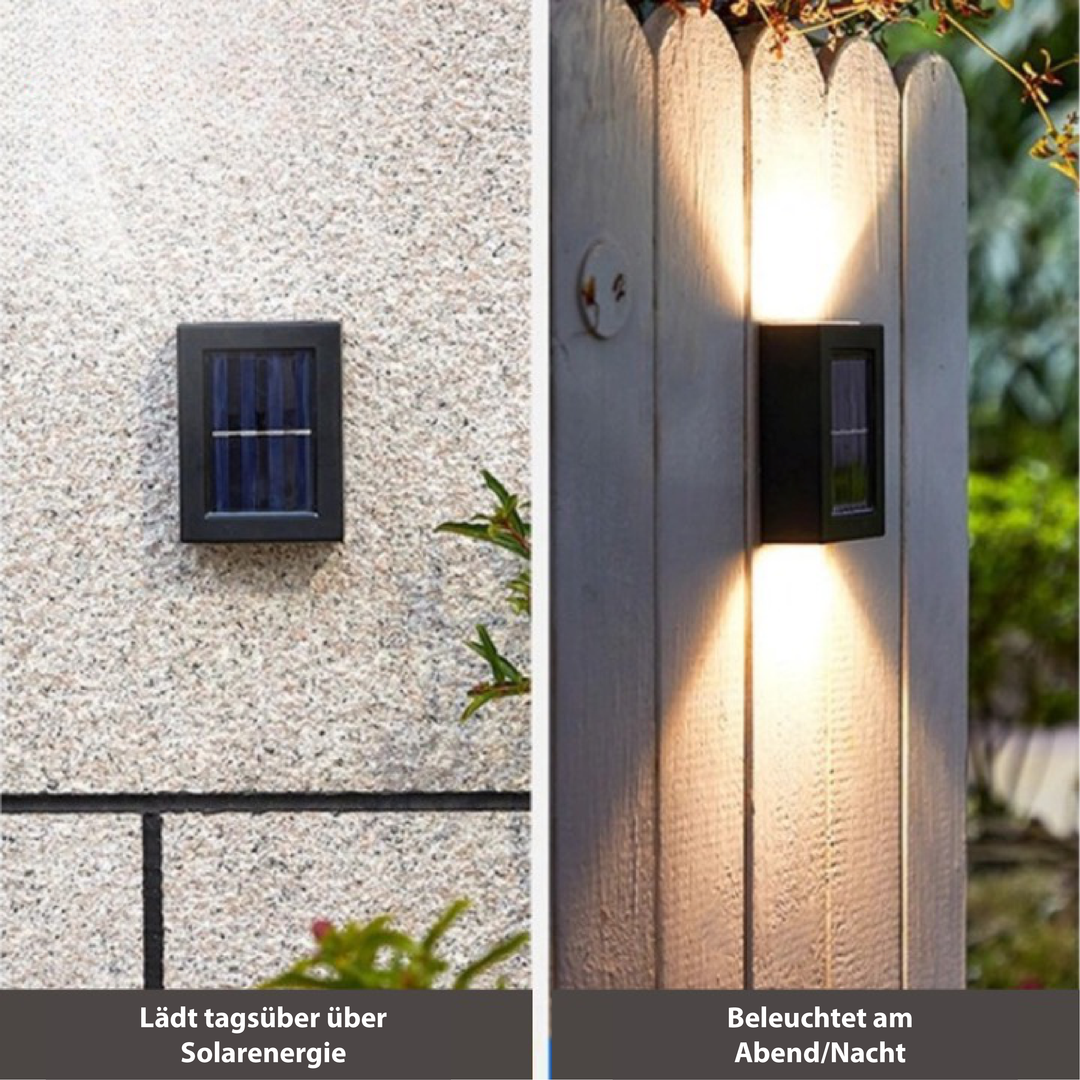 Yandir | Luxuriöse Kabellose Solar LED Wandlampen