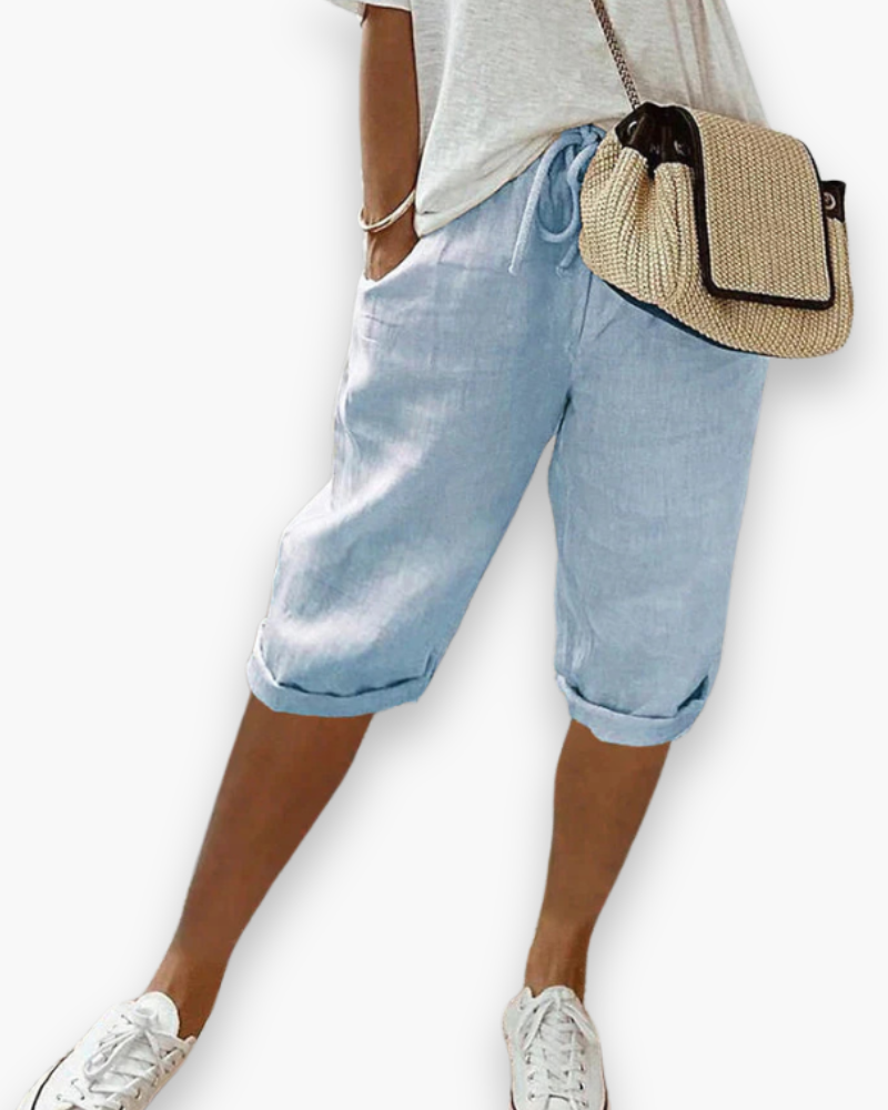 Faelira | Damen Knielange Sommerhosen