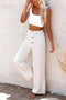 Kaia | Damen-Leinenhose Mit Weitem-Bein Für Strand, Reisen und Alltag Tragen