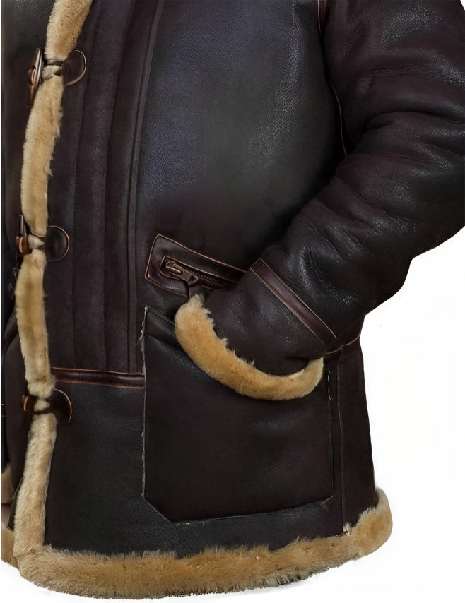 Janco | Herren Schafslederjacke