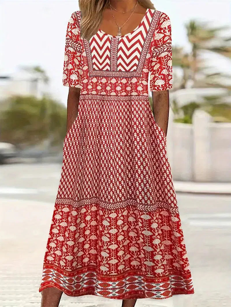 Kiara | Damen Auffälliges Sommerkleid