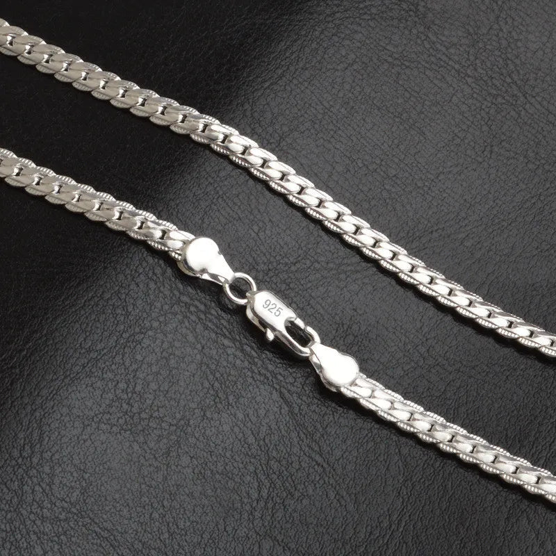 Giselle | Sterling Silber Glittern Halskette